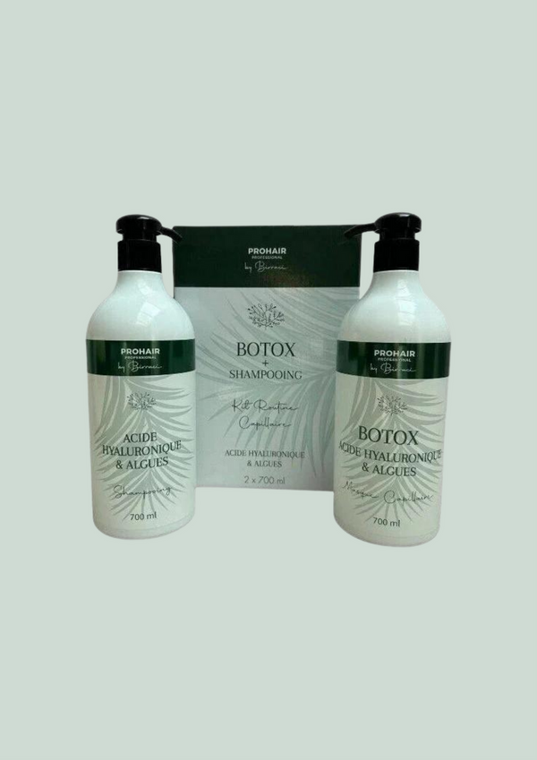 Prohair - Kit Routine Capillaire BOTOX Masque et Shampooing 2 X 700ML   Soin cheveux