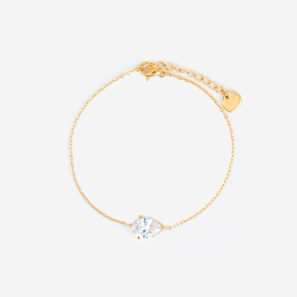 Bracelet Simple Pendentif Cristal