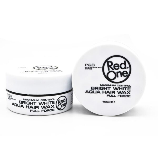 Red one - Bright White Aqua Hair Wax 150ML   Gel Cire capillaire