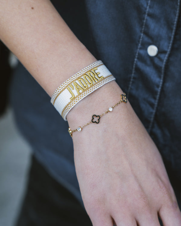 Bracelet Trèfle Fin