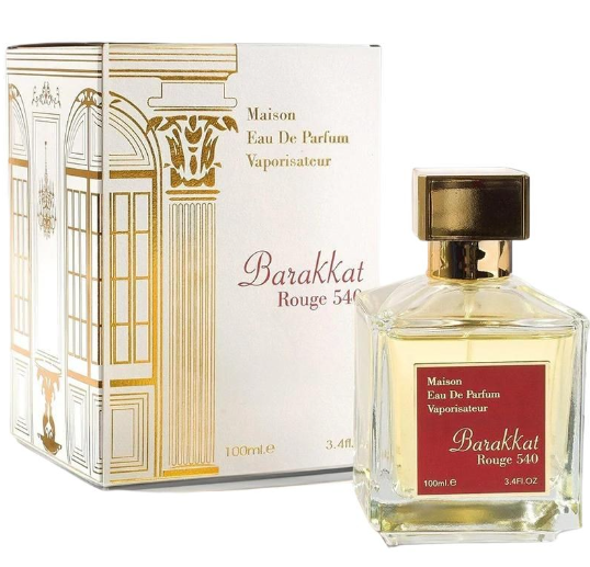 Inspiré par Baccarat Rouge 540 - Fragrance World Barakkat Rouge 540 100ML   Eau de parfum unisexe